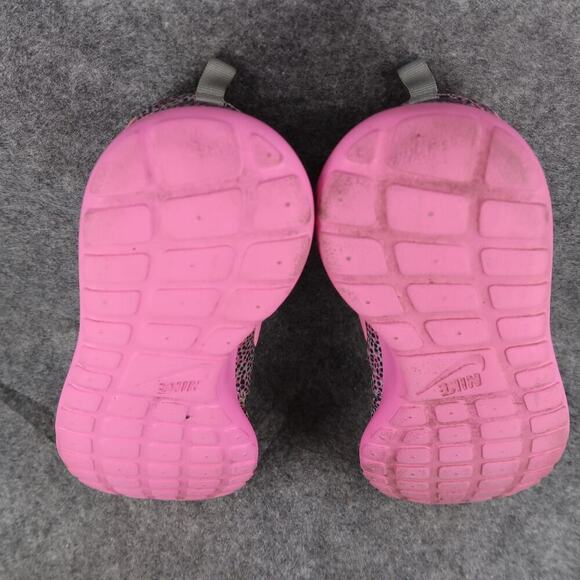 Nike Shoes Womens 7.5 Athletic Trainers Roshe Run Sneaker Casual Lifestyle Pink - Picture 10 of 12